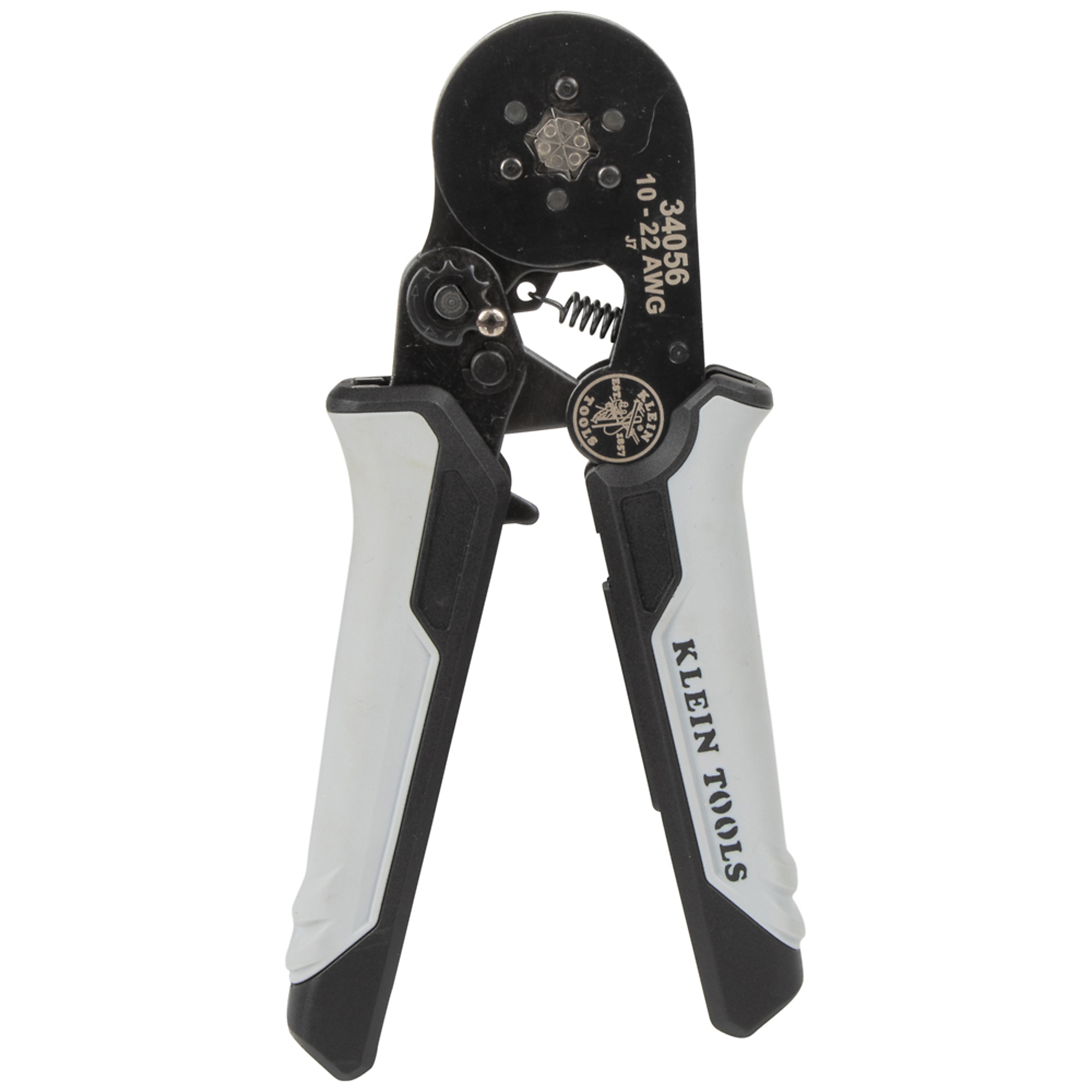 Klein Tools, Ratcheting Ferrule Hex Crimper, 10 to 22 AWG Wire, Model# 34056